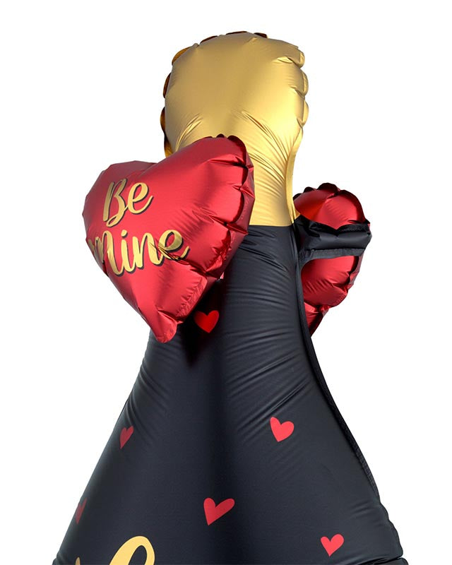 Bubbly Love Supershape Balloon - 14" x 35" Foil