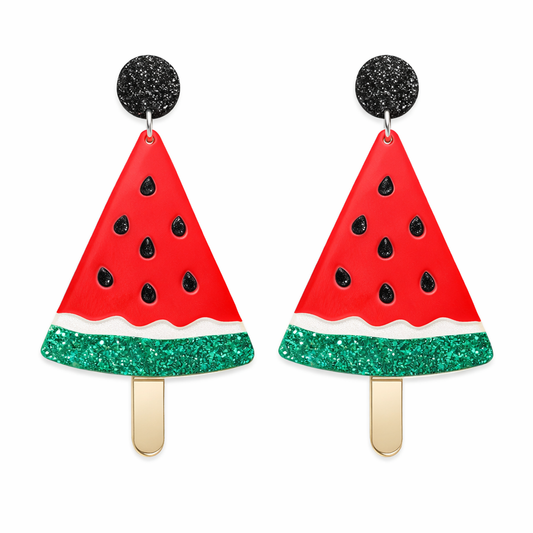 Watermelon Drop Earrings