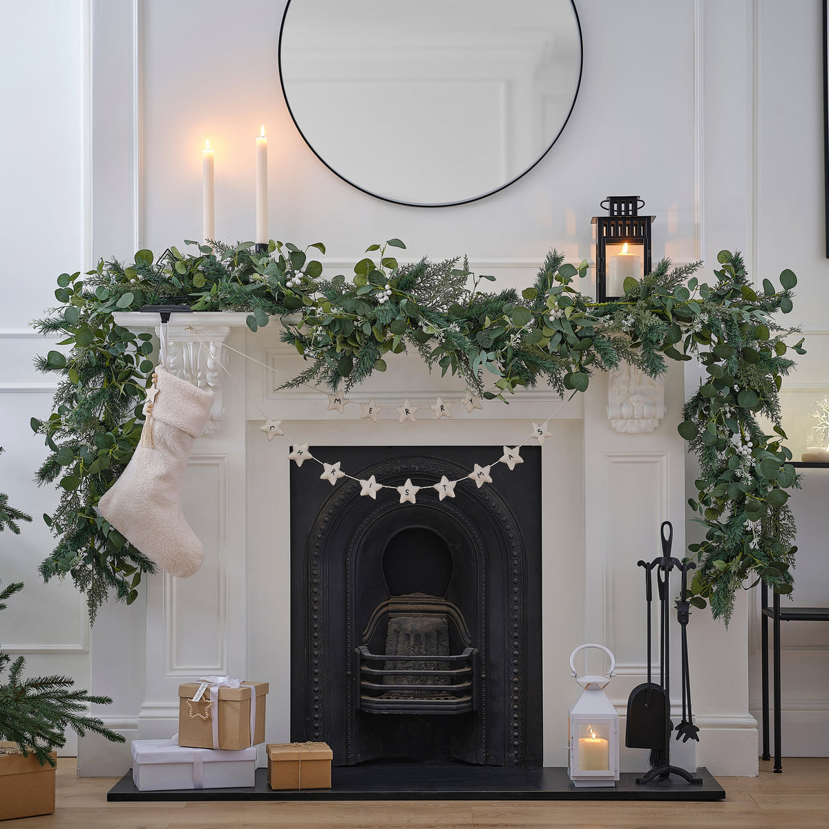 Eucalyptus Foliage Christmas Garland