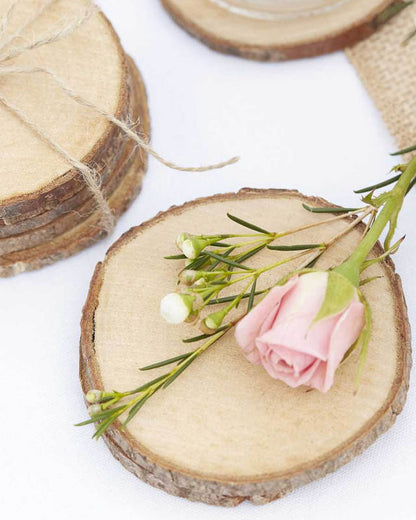 Mini Wooden Slices - 7.5cm (5pk)