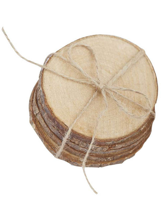 Mini Wooden Slices - 7.5cm (5pk)