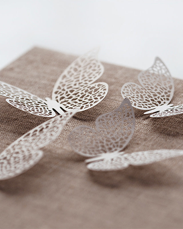 Paper Butterfly Decorations - 6.5cm x 4cm (10pk)