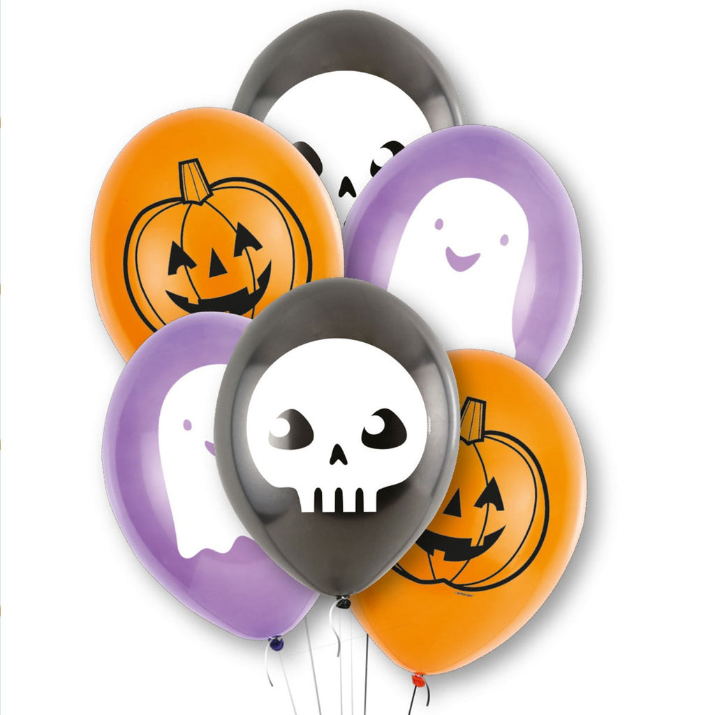 Hallo-ween Friends Balloons - 9" Latex (6pk) – product image 1