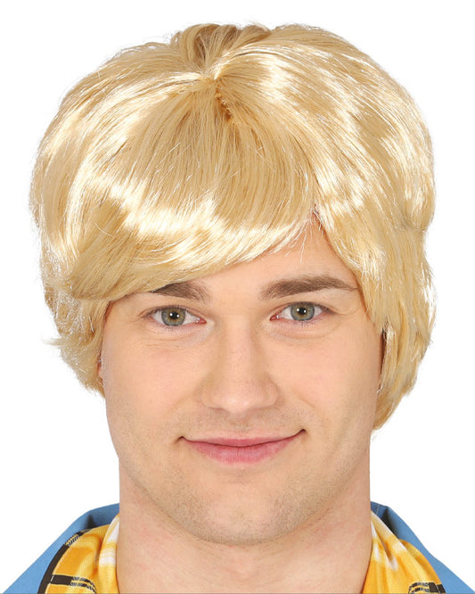 Short Blonde Wig - Mens
