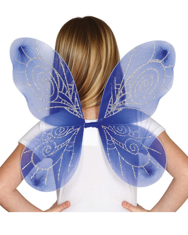 Blue Fairy Wings - 46 x 37cm