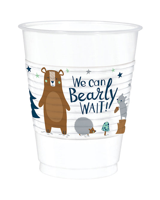 Bear-ly Wait Plastic Cups - 473ml (25pk)