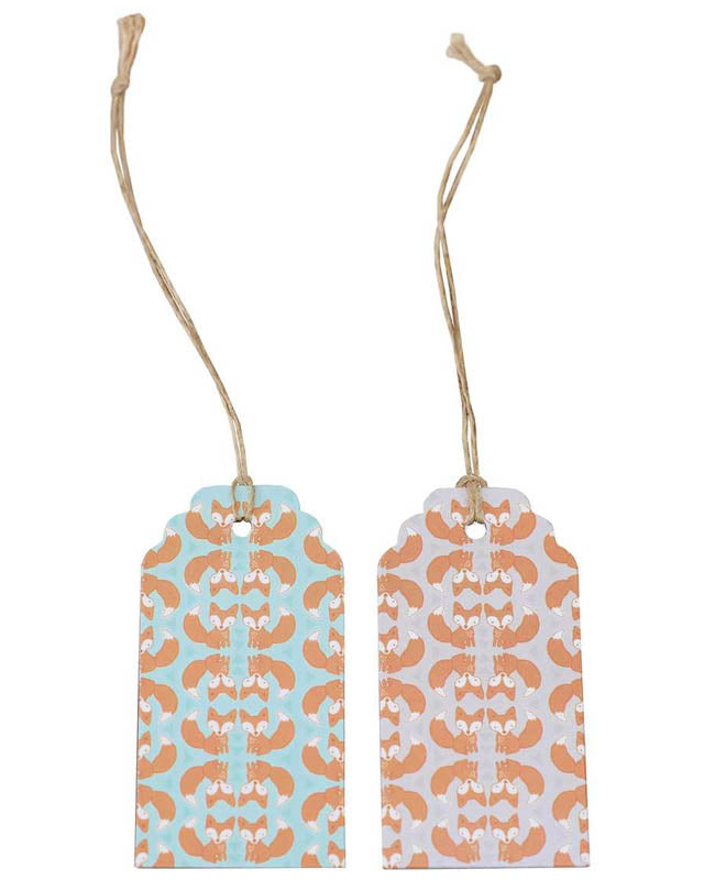 Fox Print Gift Tags (10pk) – product image 1