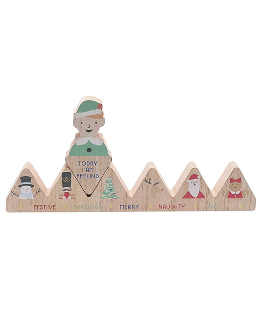 Wooden Advent Mood Calendar - 29.5cm