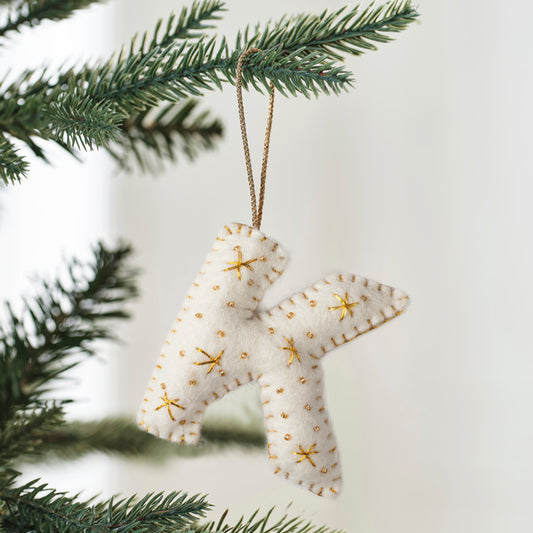 Tree Decorations - Monogram Letters - K