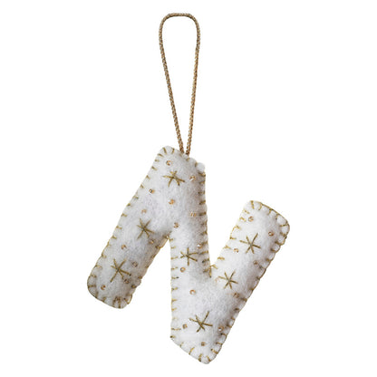 Tree Decorations - Monogram Letters - N