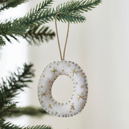 Tree Decorations - Monogram Letters - O