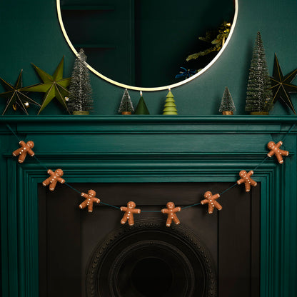 Bunting - Gingerbread Man - Felt