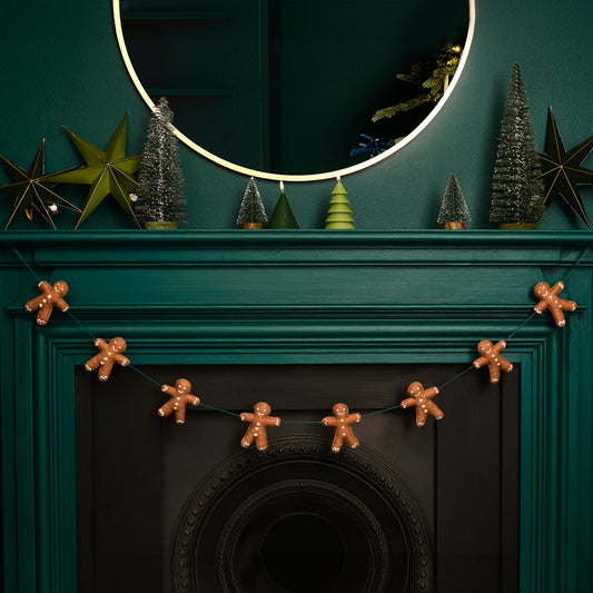 Bunting - Gingerbread Man - Felt