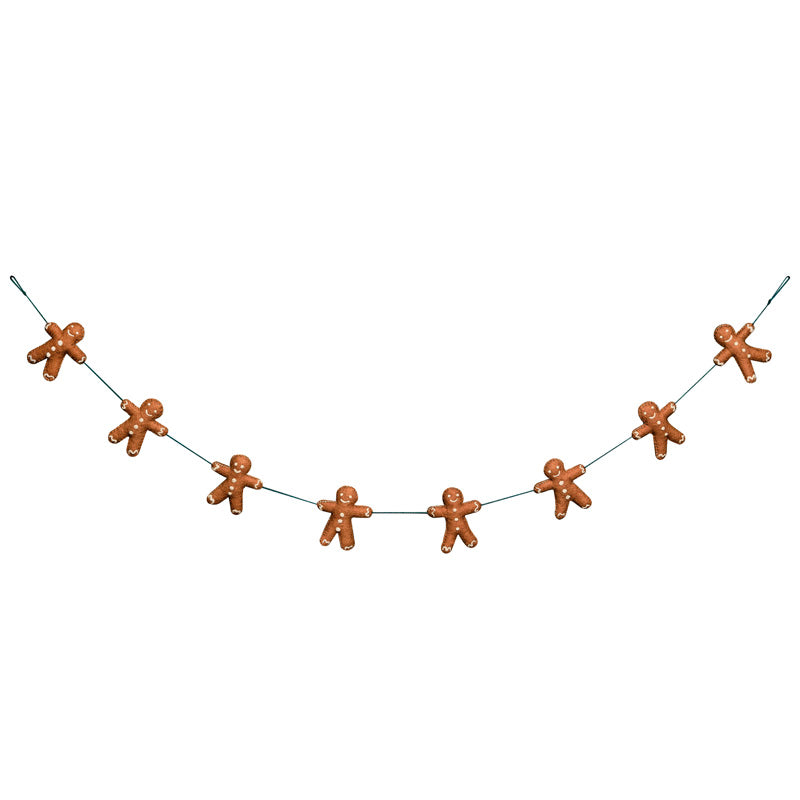 Bunting - Gingerbread Man - Felt