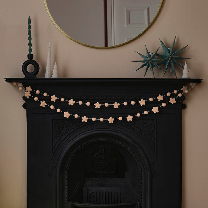 Felt Garland - Star and Bead Garland – product image 1