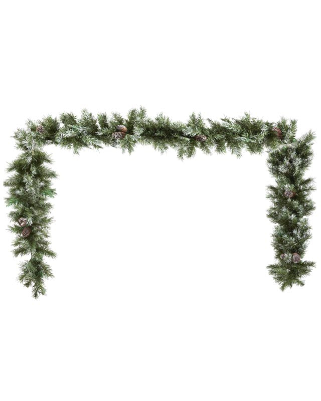 Snowy Pine Foliage Garland - 2m