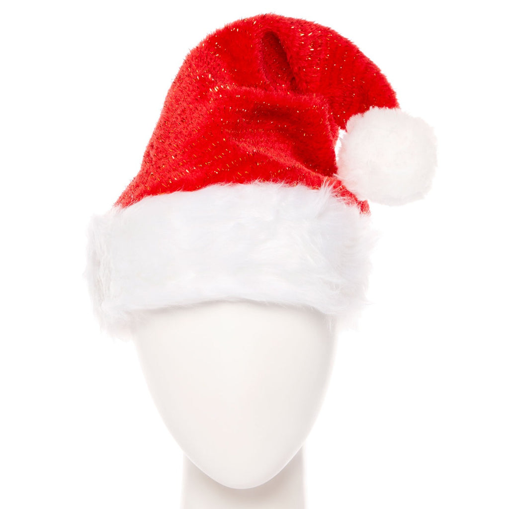 Plush Glitter Santa Hat – product image 2