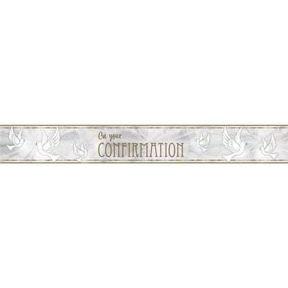 Confirmation Dove Paper Banners - 1m (3pk)
