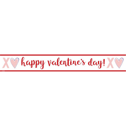Happy Valentine's Day Paper Banners - 1m (3pk)