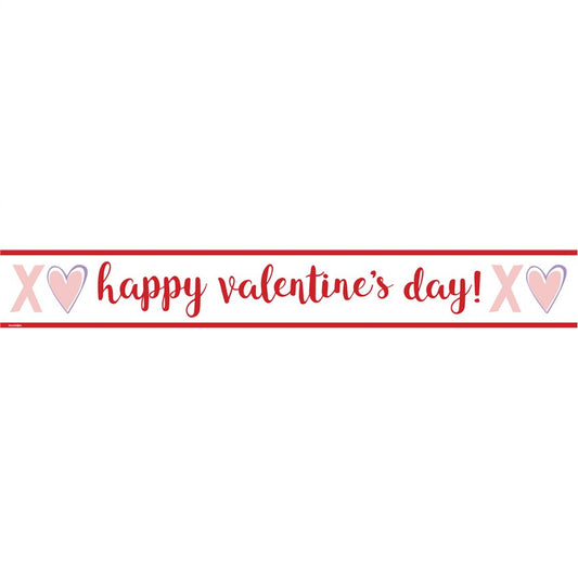 Happy Valentine's Day Paper Banners - 1m (3pk)