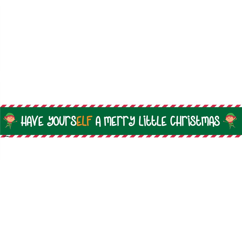 Have YoursELF A Merry Little Christmas Paper Banners - 1m (3pk) – product image 4