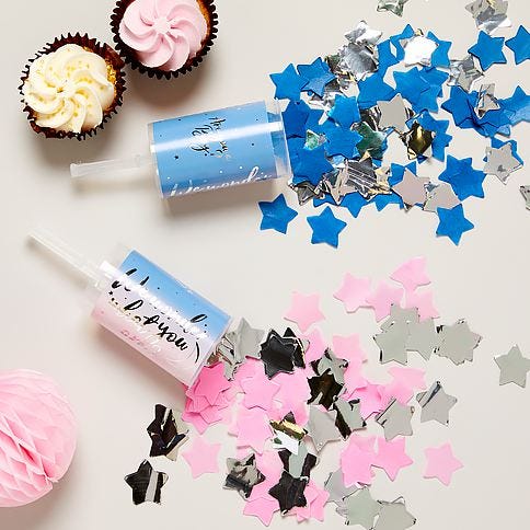 Gender Reveal Party Supplies 105 Pieces Baby Gender Reveal