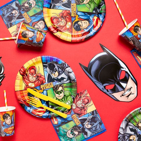 justice league themed party decorations