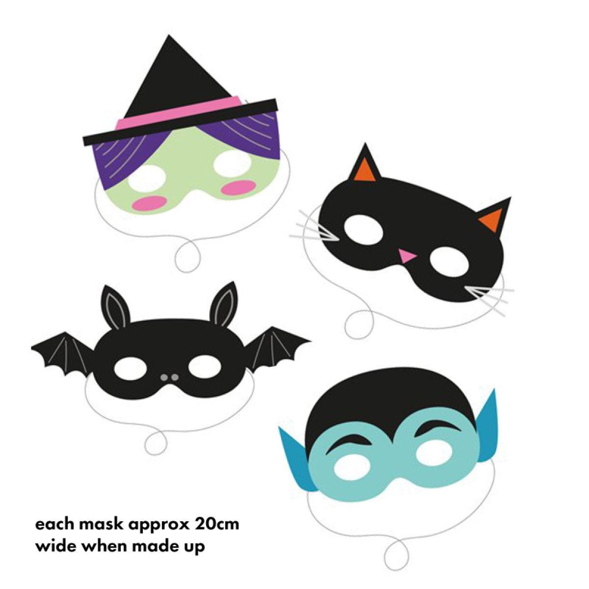 DIY Halloween Paper Masks Party Delights