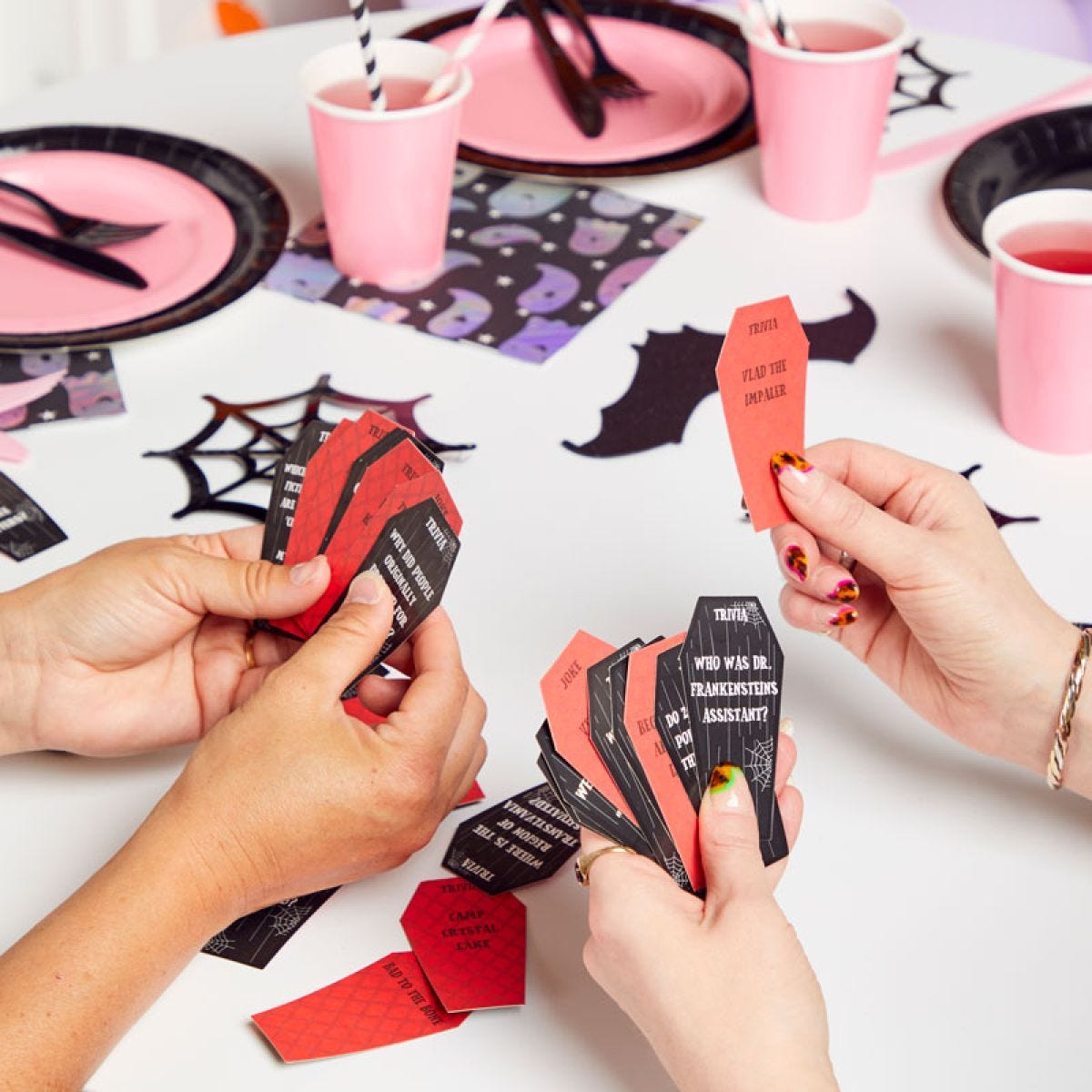 Adult Halloween Joke & Trivia Cards