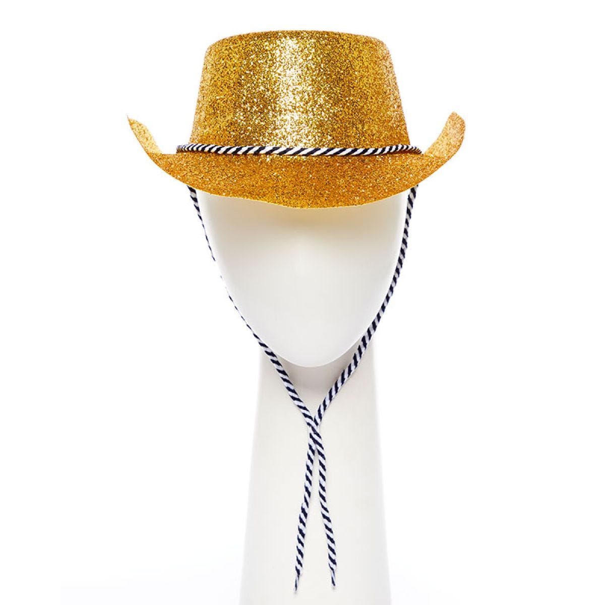 Gold Glitter Cowboy Hat