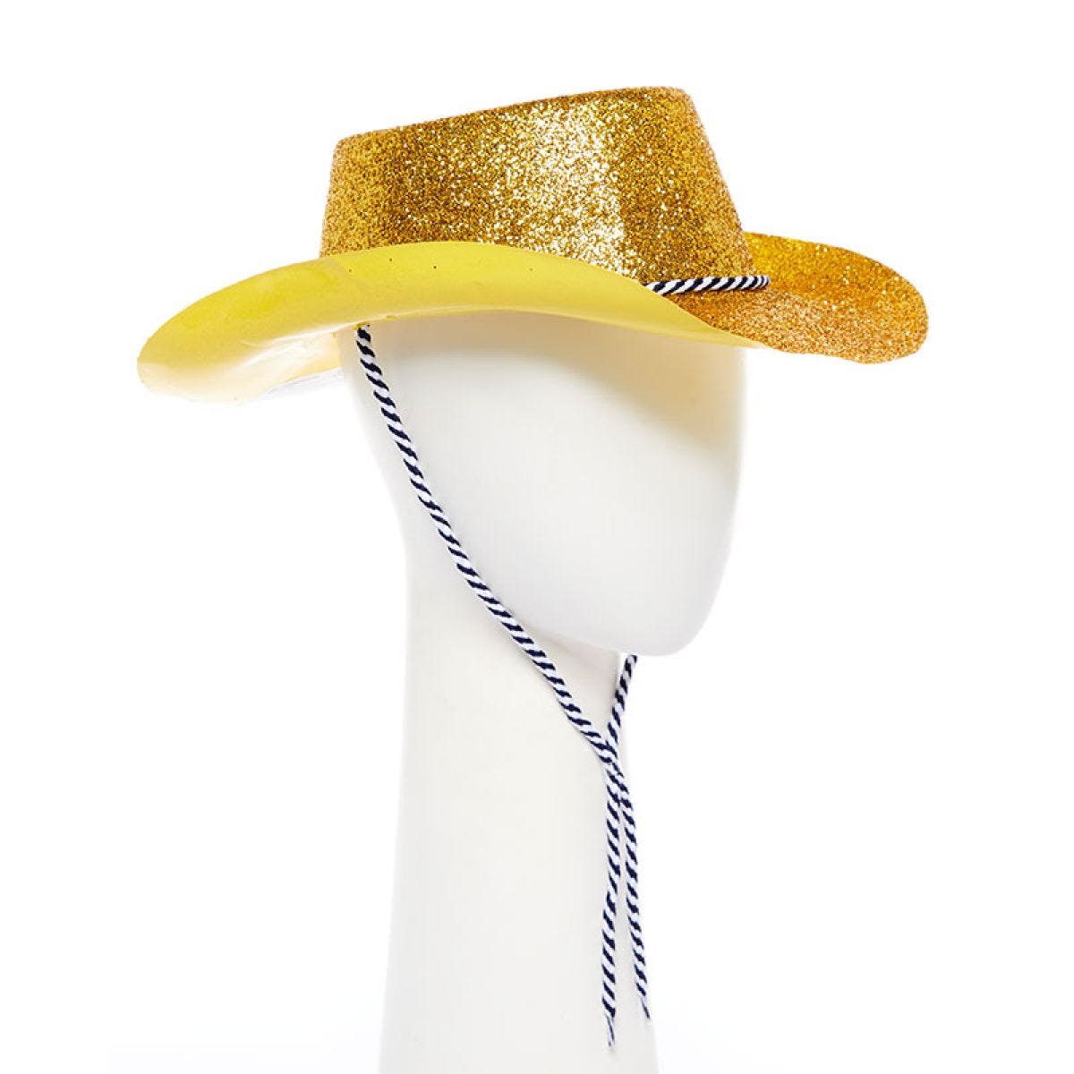 Gold Glitter Cowboy Hat