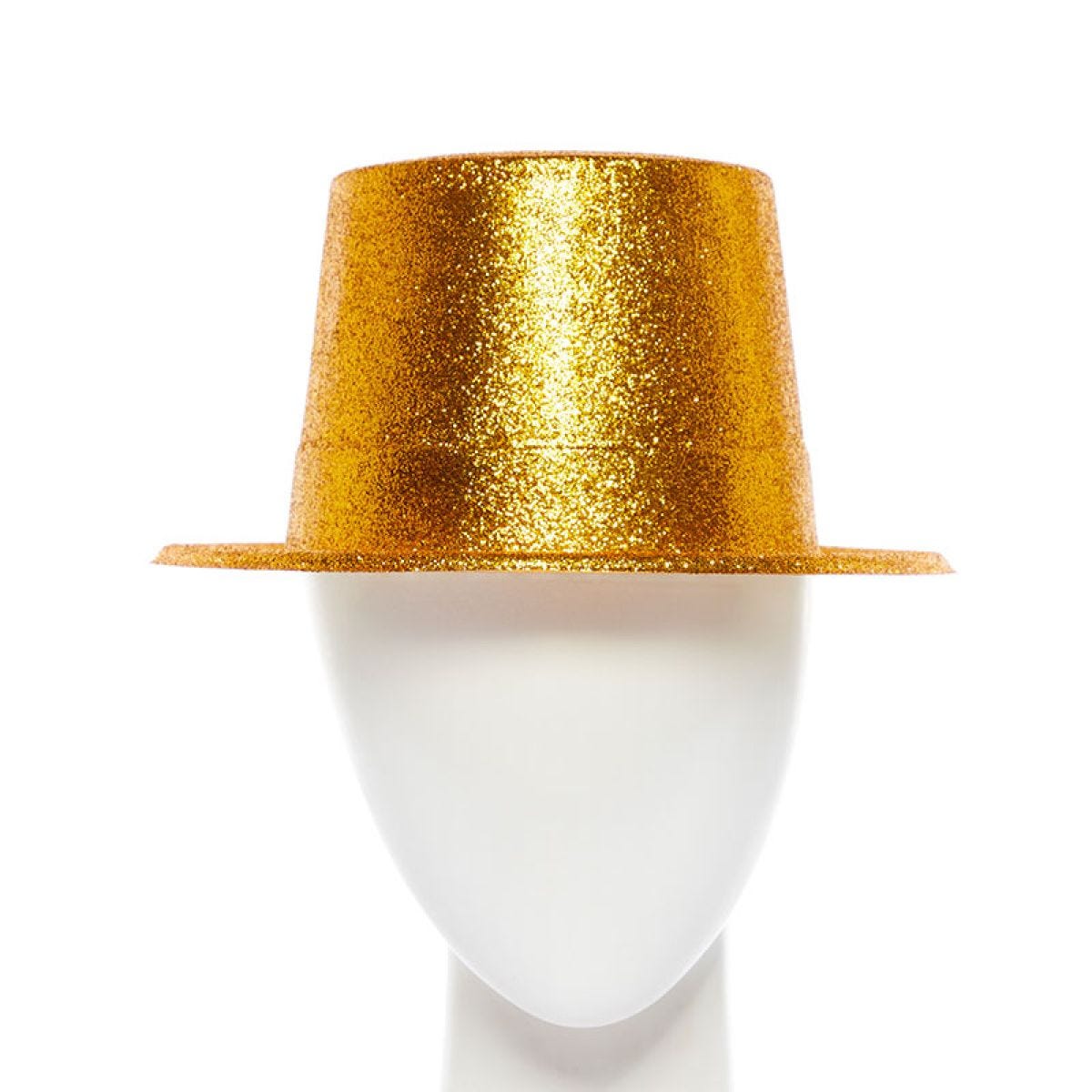 Gold Glitter Top Hat