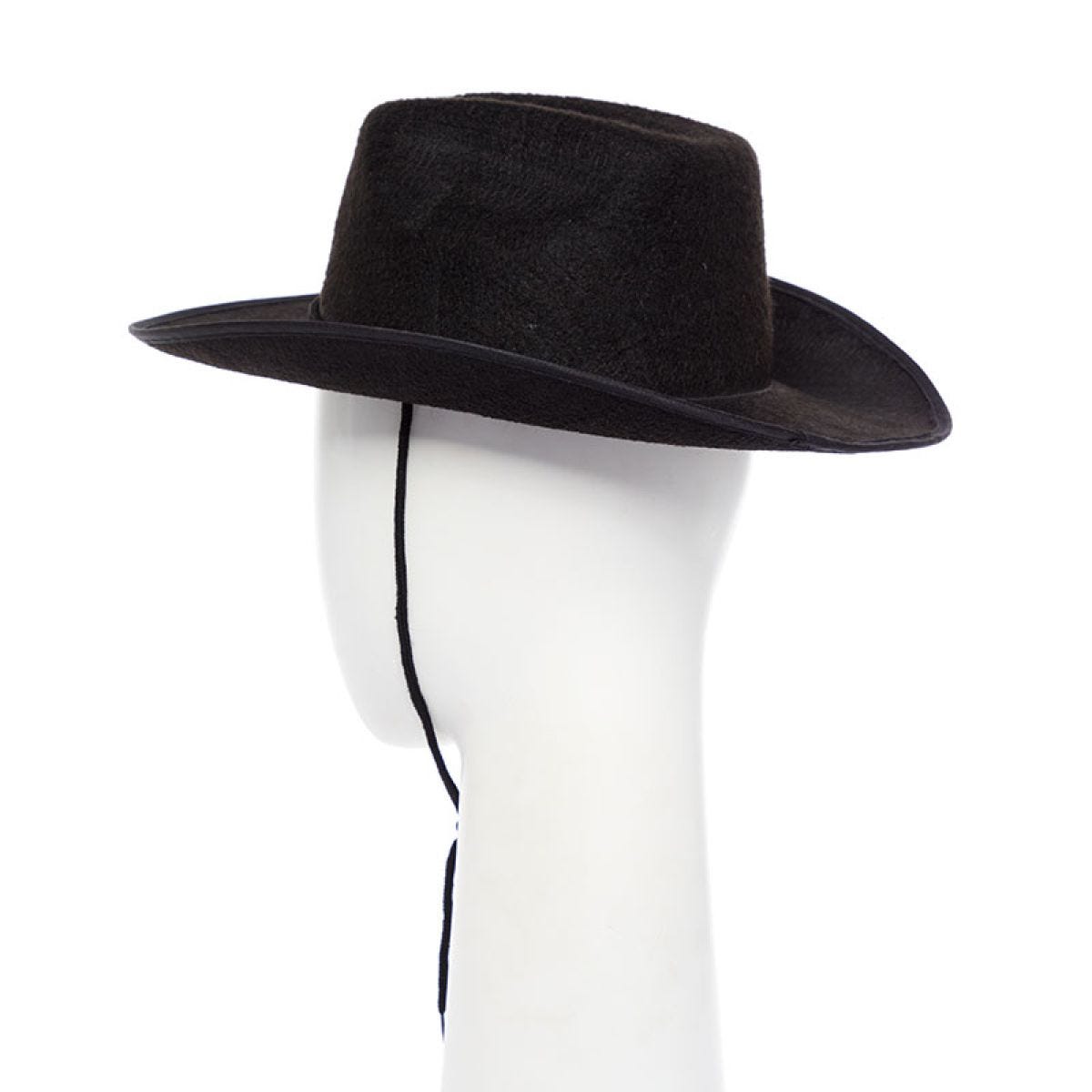 Black Sheriff Cowboy Hat - Child