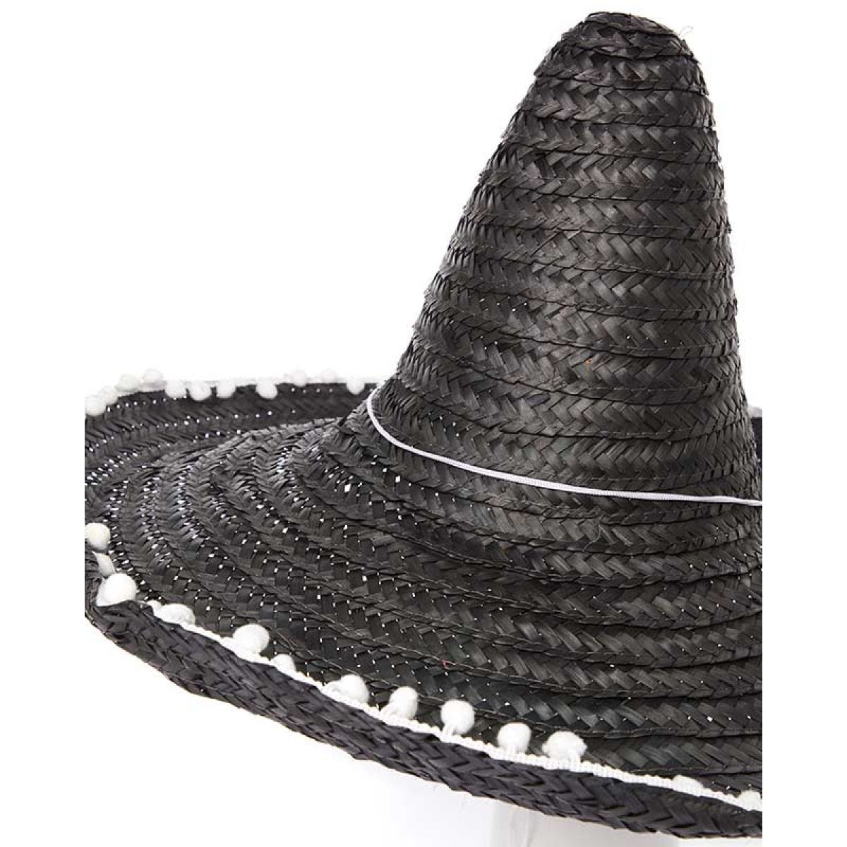 Black  Mexican Sombrero