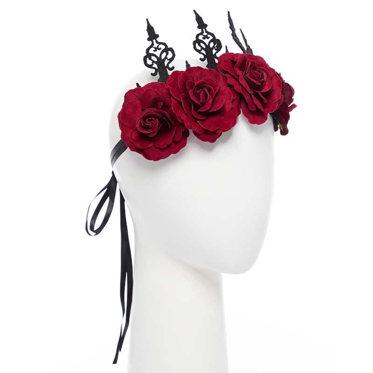 Dark Flower Queen Crown