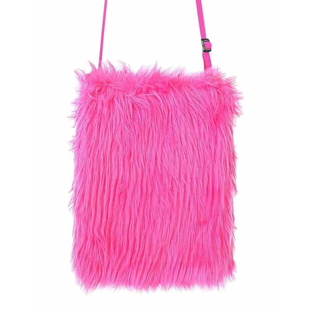 Pink Plush Handbag