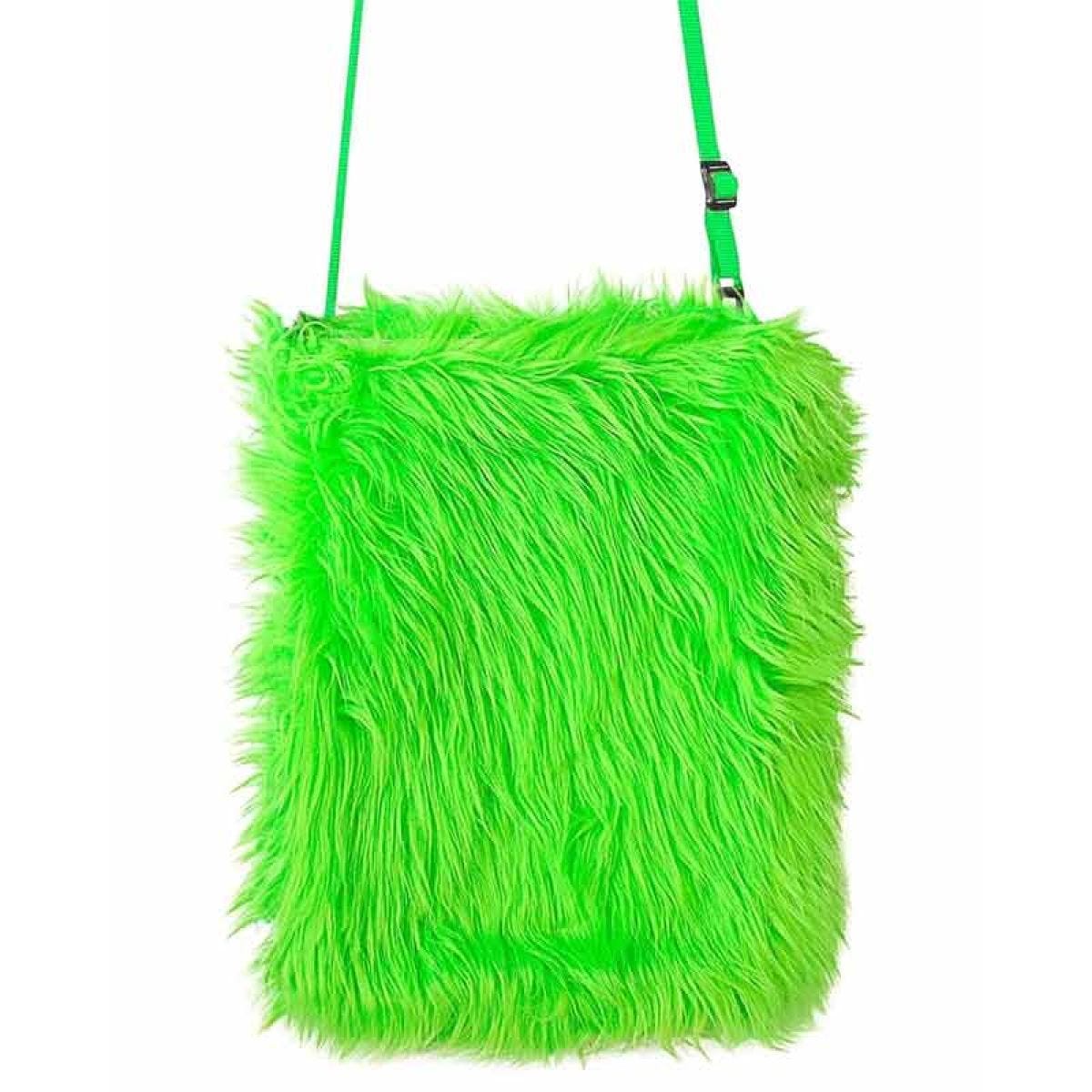 Green Plush Handbag