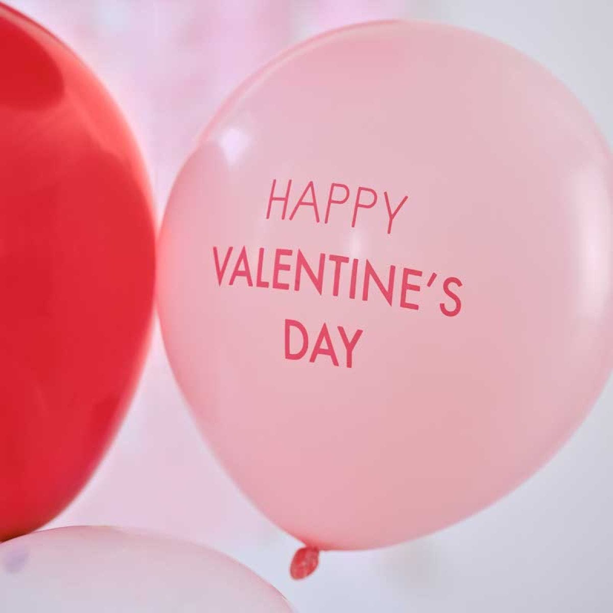 Valentines Confetti Balloon Bouquet - 12" Latex (5pk)