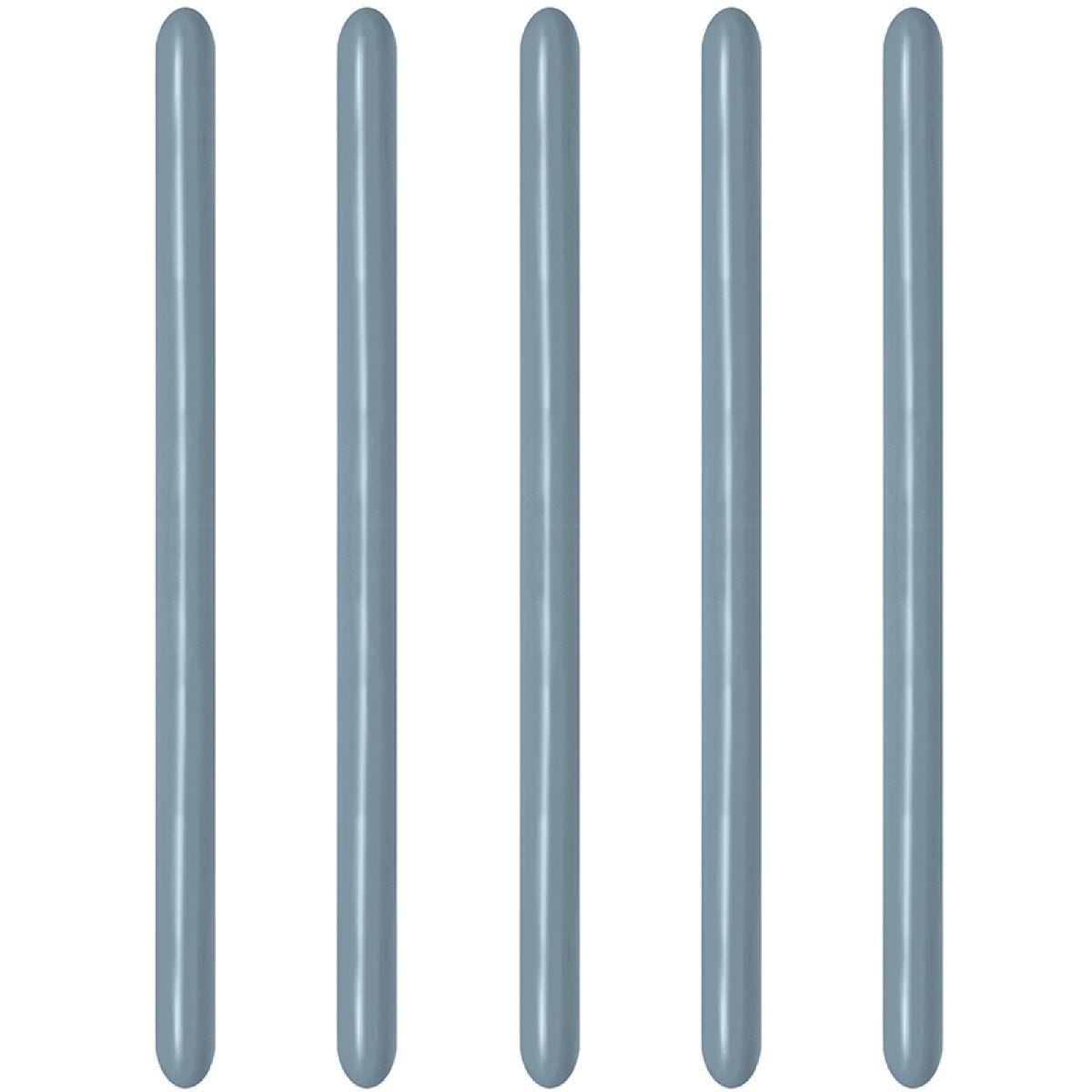 260 Modelling Latex Balloons Pastel Dusk Blue (100pk)
