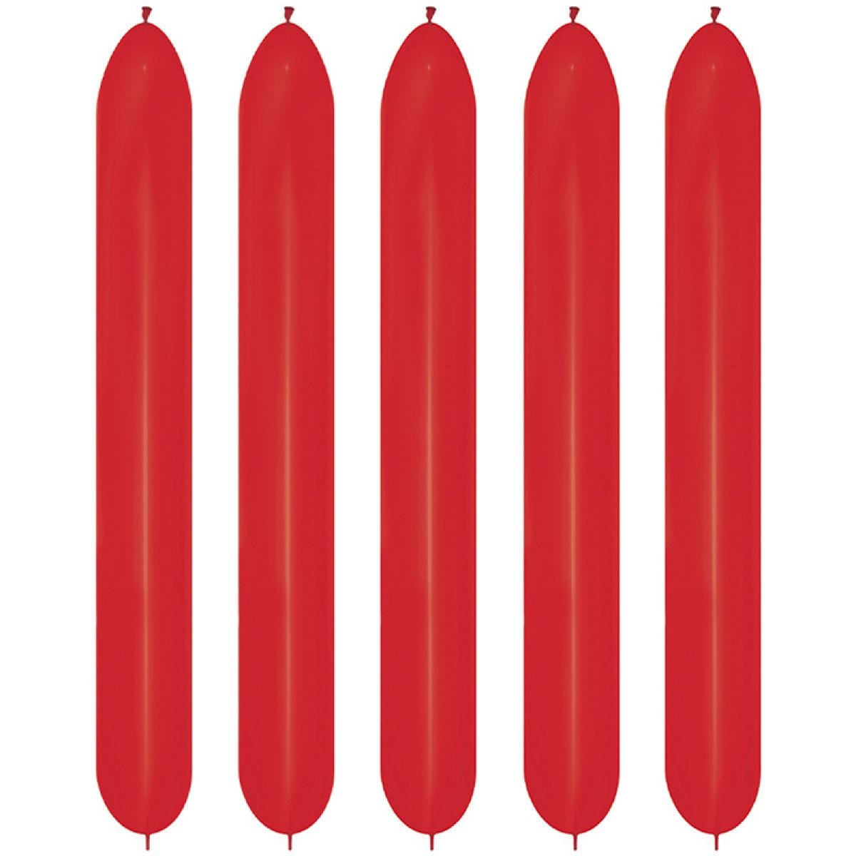 Link-O-Loon 660 Fashion Red Latex Balloons (50pk)