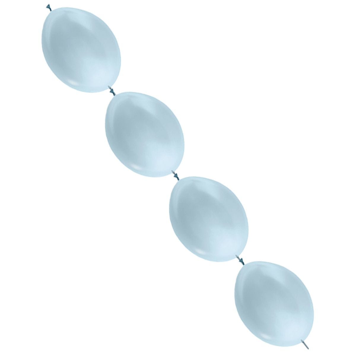 Link-O-Loon Latex Balloons  12" Satin Blue (50pk)