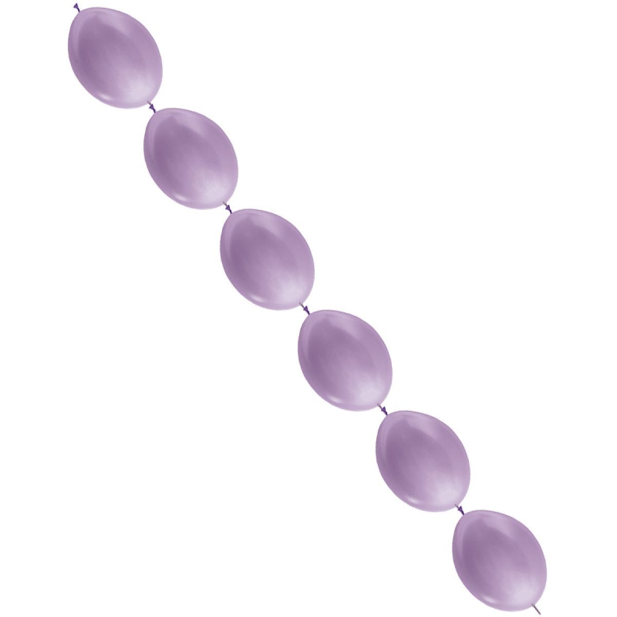 Link-O-Loon Latex Balloons 6" Satin Lilac (100pk)