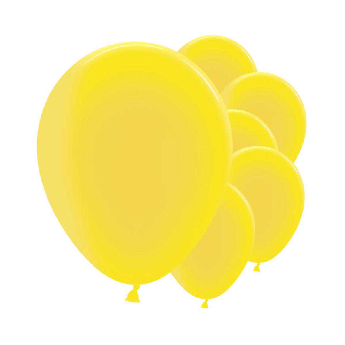 Crystal Yellow Balloons - 12" Latex (50pk)