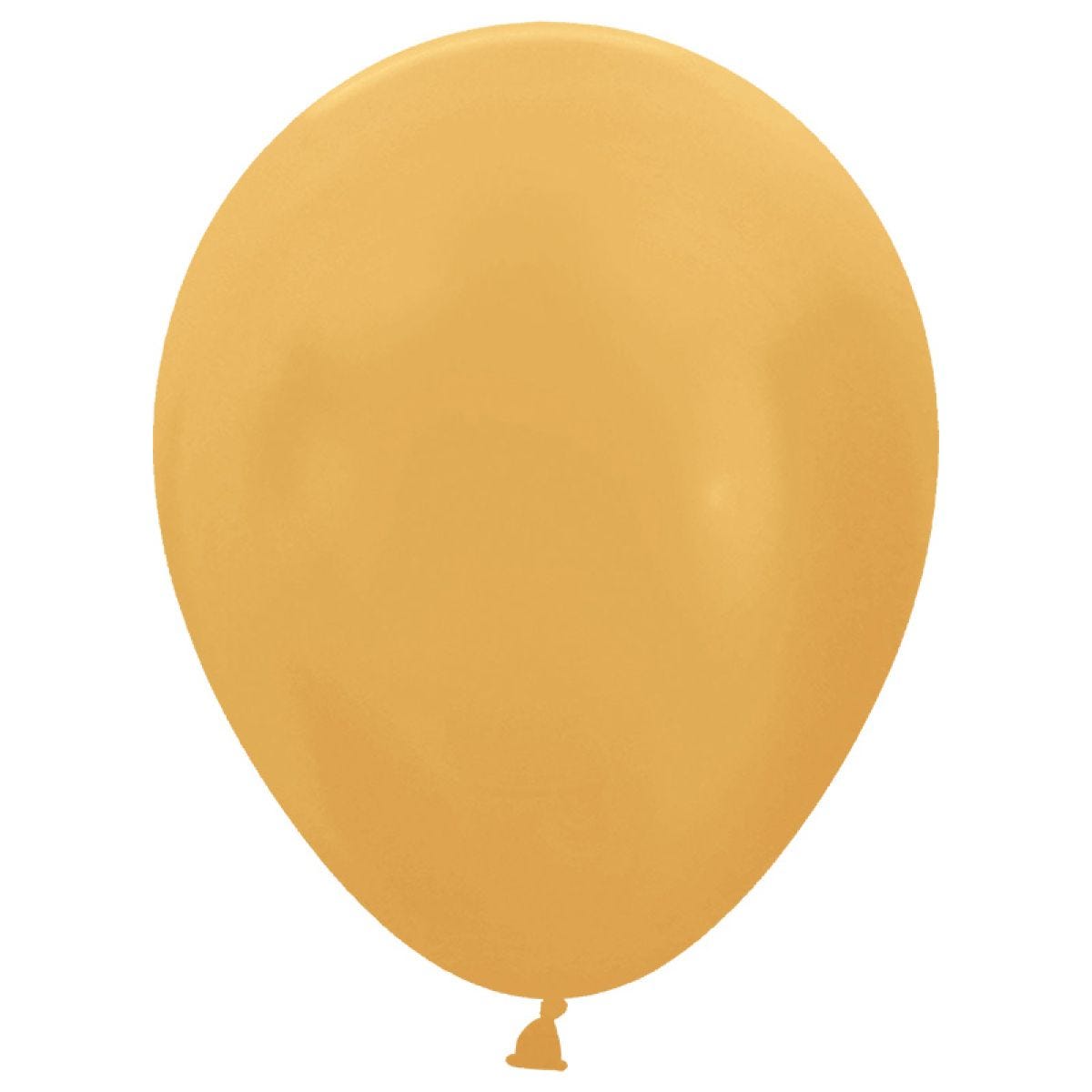 Metallic Gold - 18" Latex Balloons (25pk)