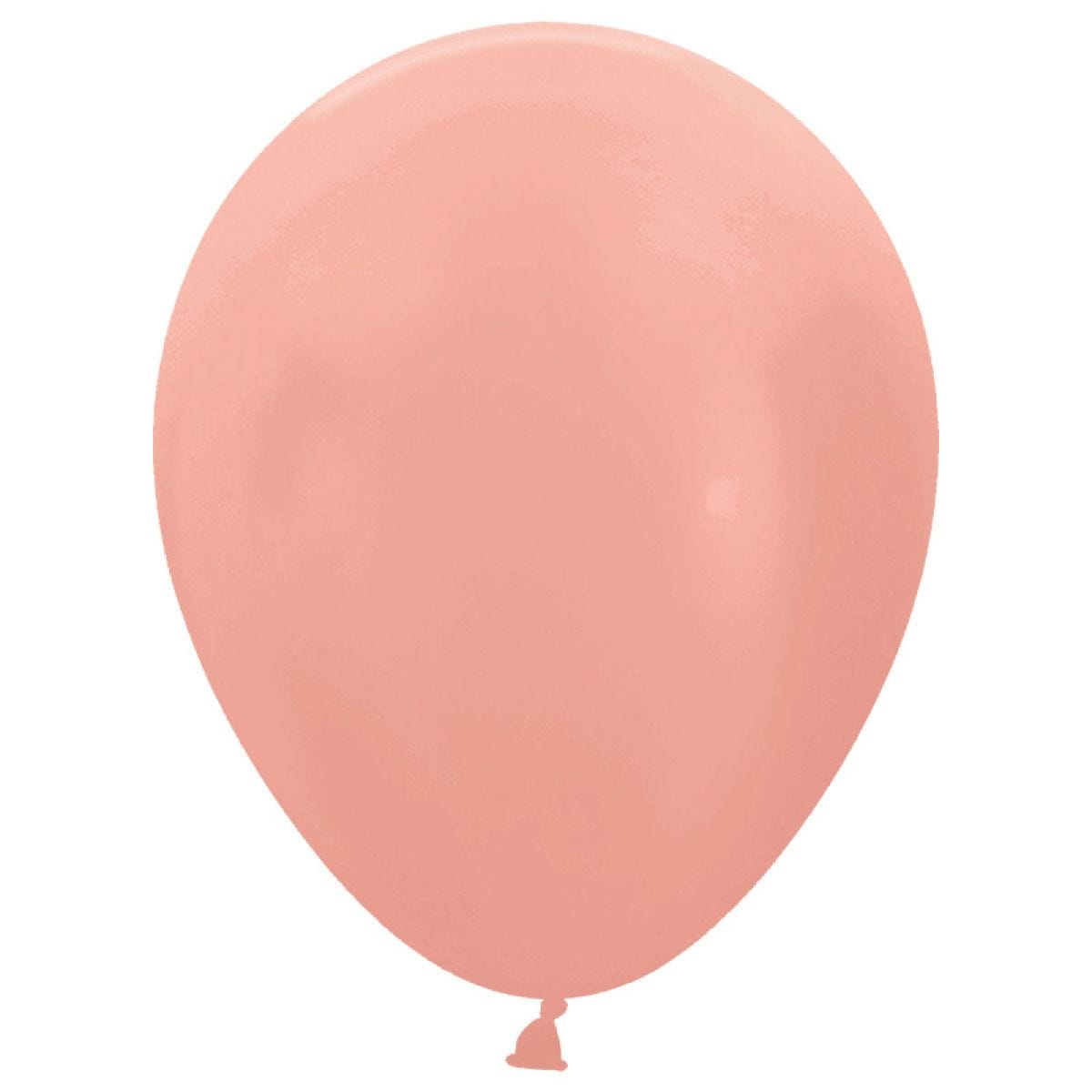 Metallic Rose Gold - 18" Latex Balloons (25pk)