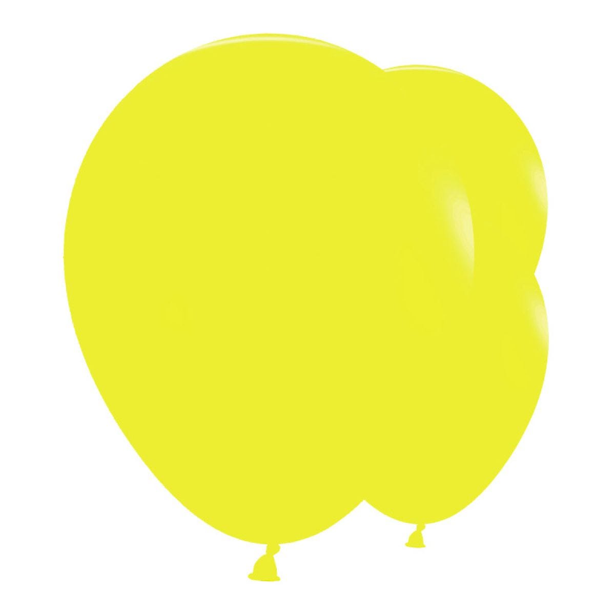 Fashion Yellow 24" Latex Balloons (3pk)