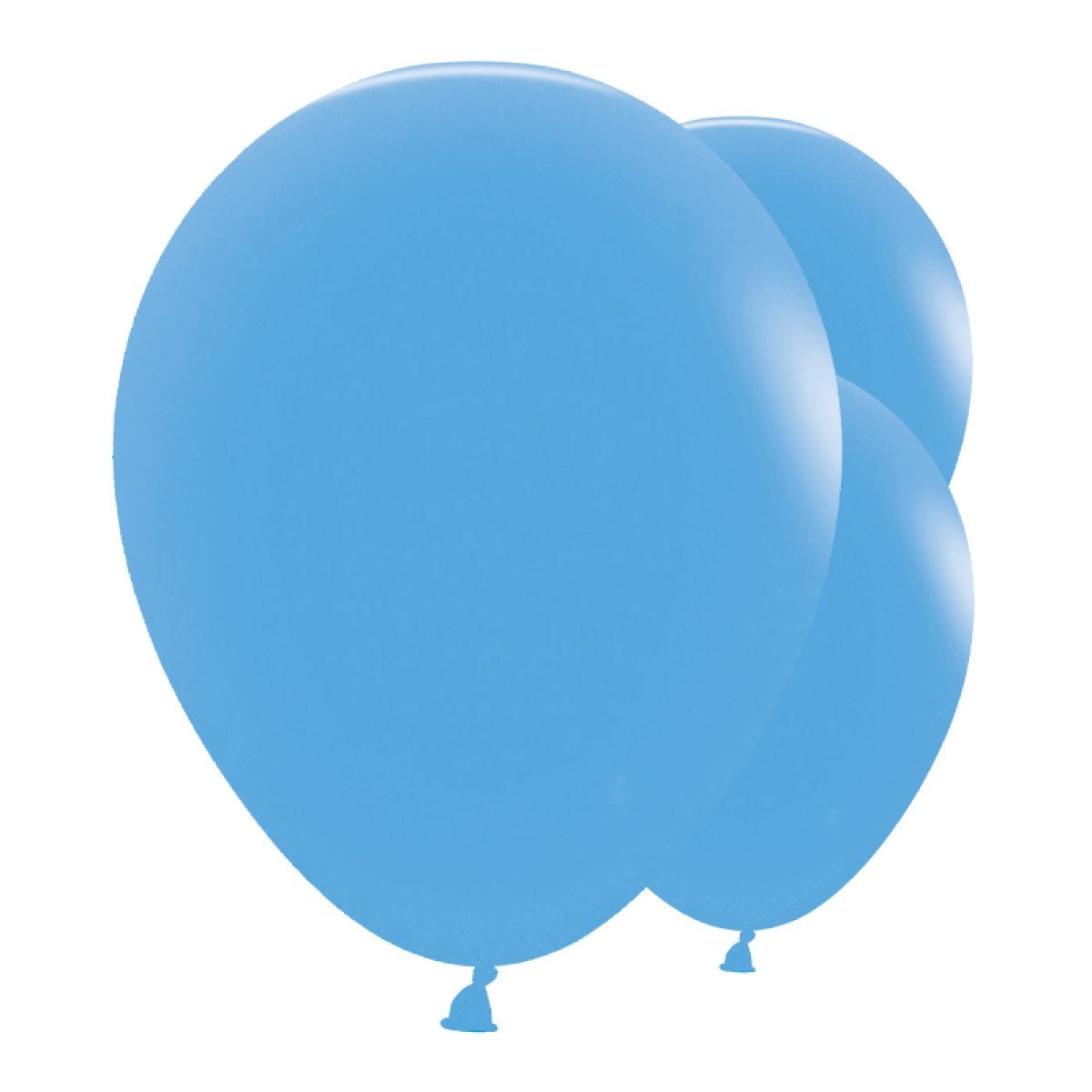 Fashion Blue 24" Latex Balloons (3pk)