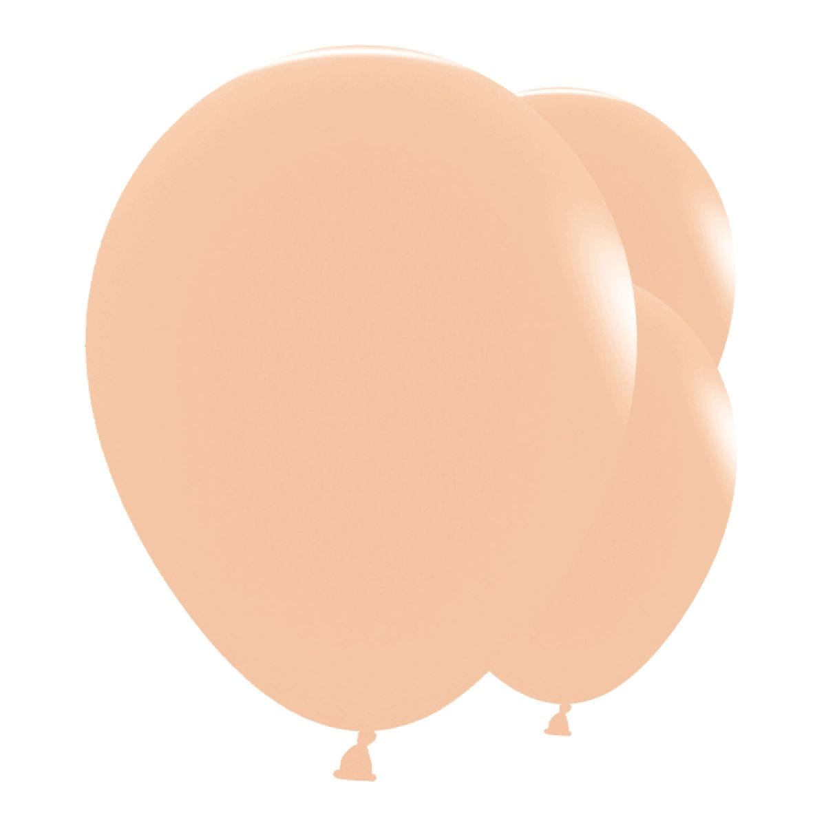 Fashion Peach 24" Latex Balloons (3pk)