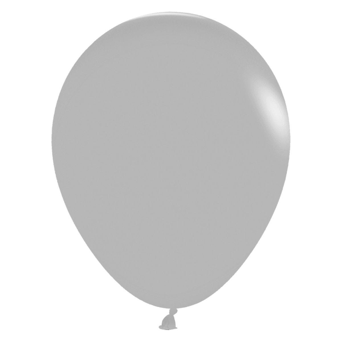 Fashion Grey 24" Latex Balloons (3pk)