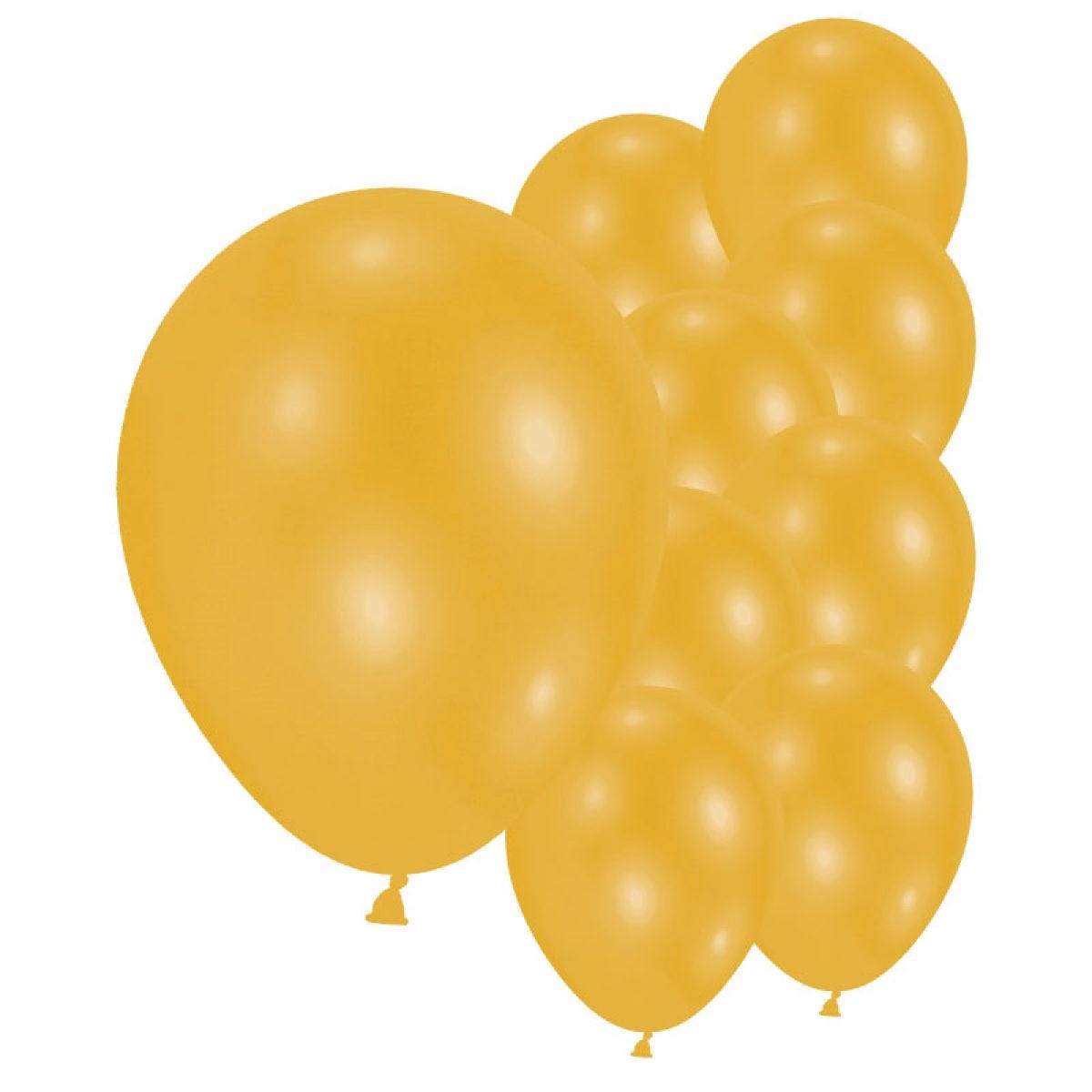 Pearl Gold - 9" Latex Balloons (10pk)